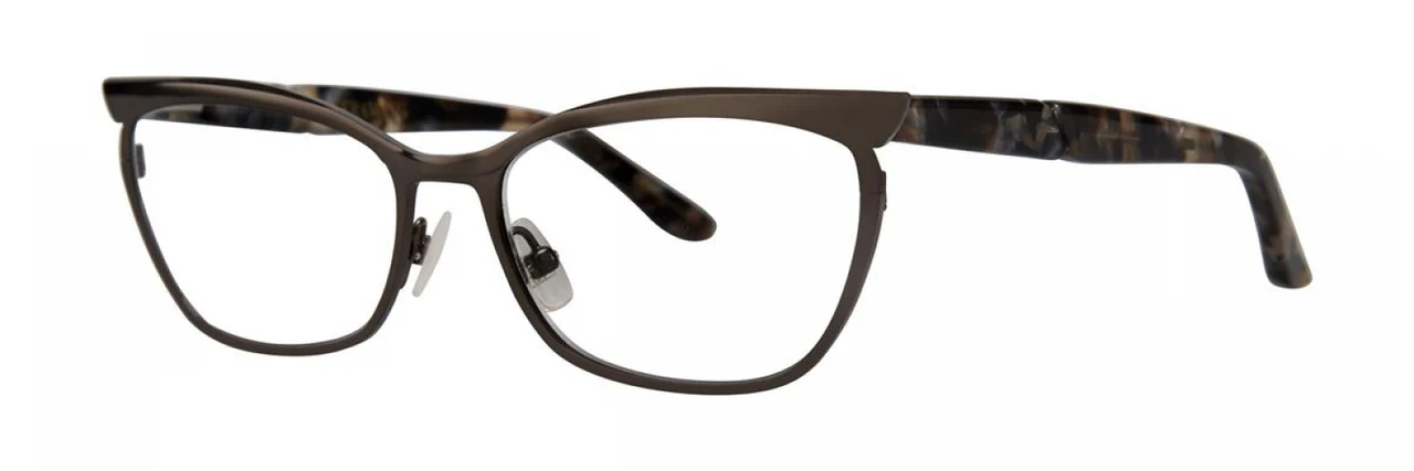 Vera Wang V391 Eyeglasses Gunmetal Horn 51mm Women