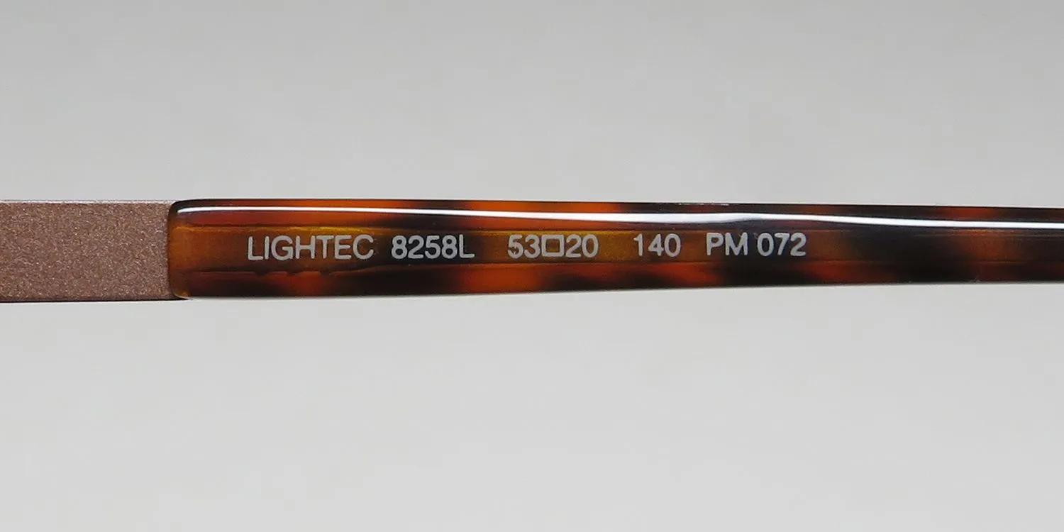 Lightec 8258l pm072 Eyeglasses Purple 53mm 7