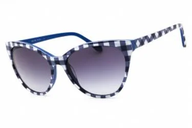 Draper James DJ7018 414 Sunglasses Indigo Gingham 56mm