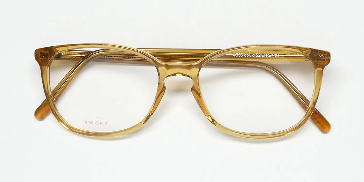 Andy Wolf 4556 q Eyeglasses Brown Crystal 52mm Unisex 2