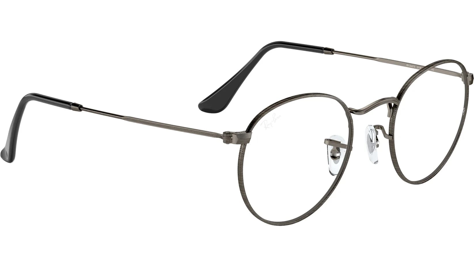 Ray-Ban RB3447V ROUND METAL 3118 Eyeglasses Black 47mm Unisex 5