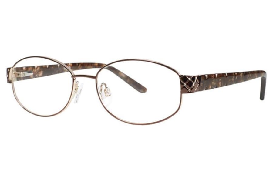 Sophia Loren M281 ZYLOWARE 098 098 Eyeglasses Brown 52mm Women