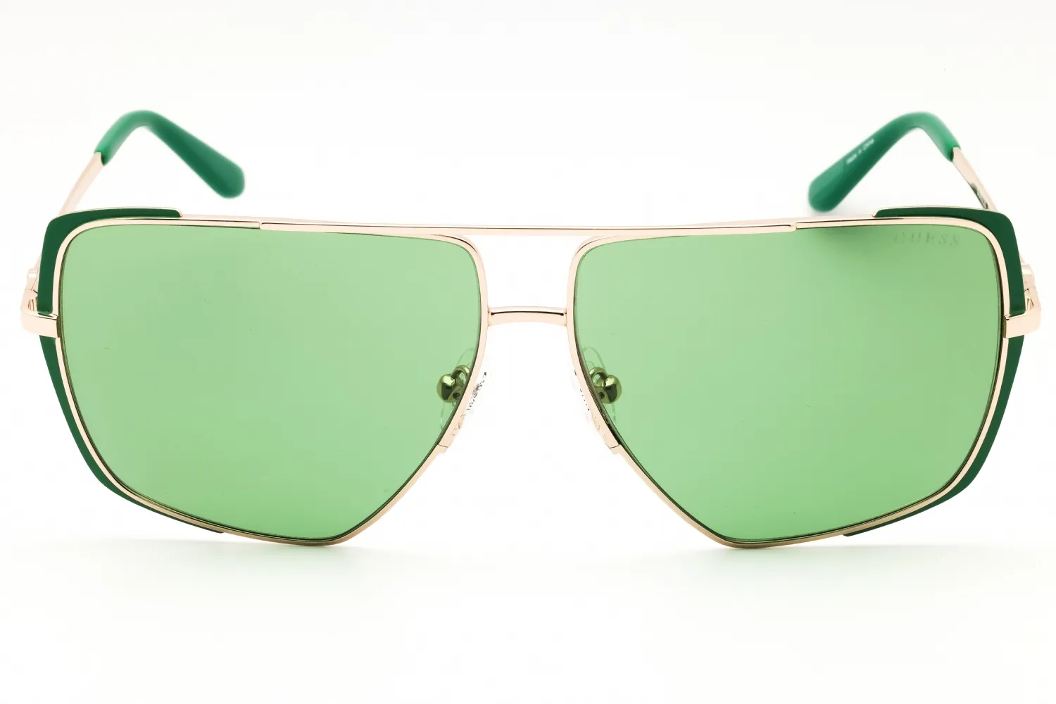 Guess GU00220 97N Sunglasses Matte Dark Green 62mm Women 2