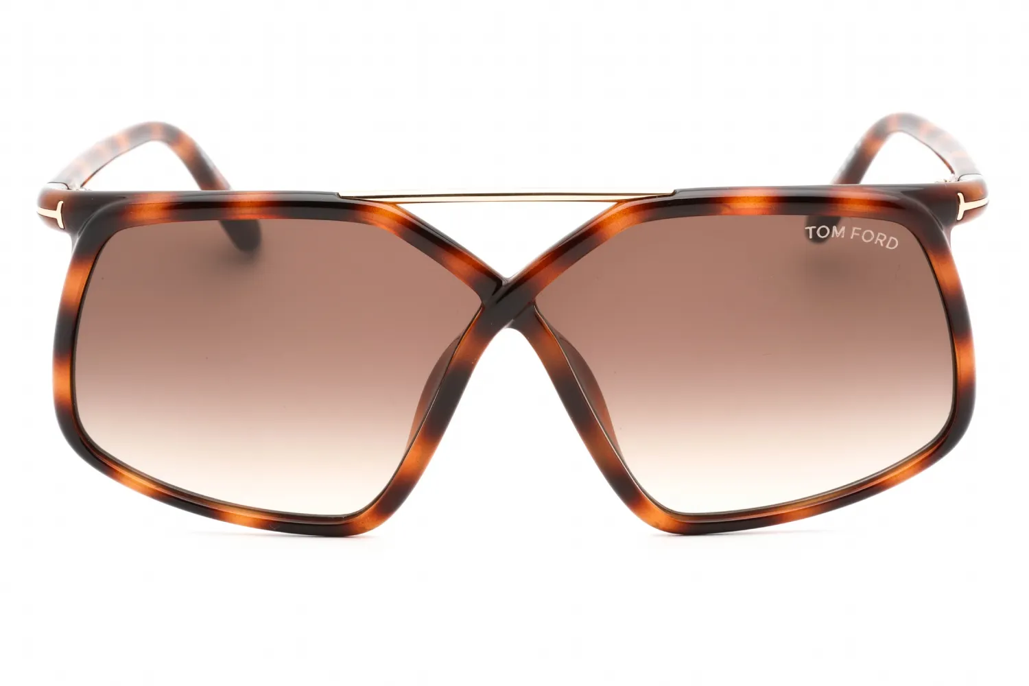 Tom Ford FT1038 52F Sunglasses Dark Havana 64mm Women 2