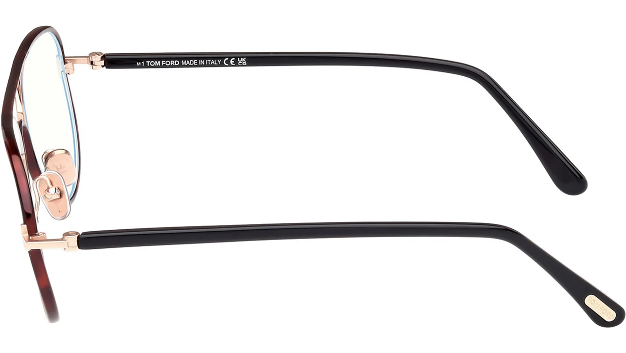Tom Ford FT5897B 53 Eyeglasses Blonde Havana 57mm Women 5