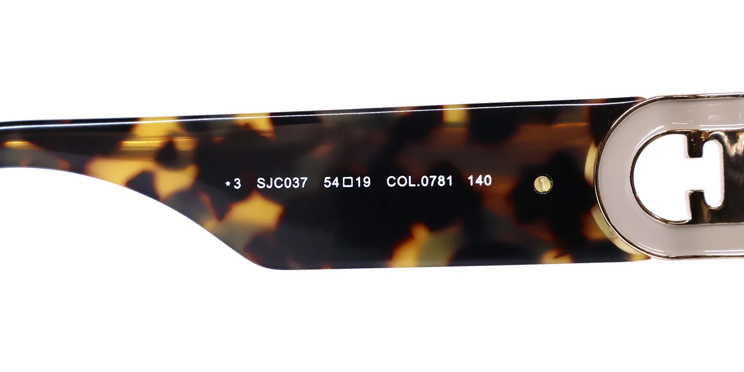Just Cavalli Sjc037 0781 Sunglasses Green Tortoise 54mm 8