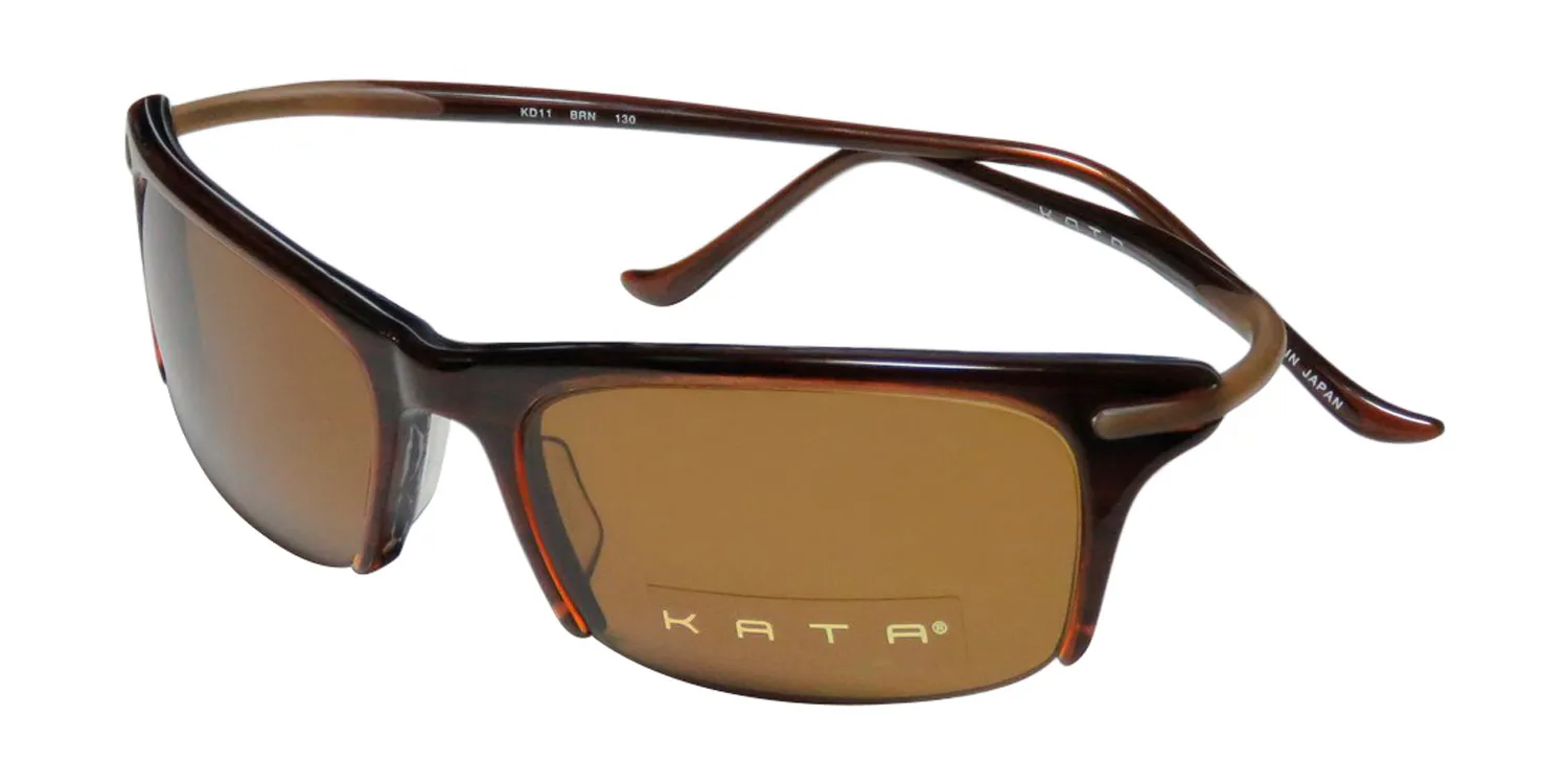 Kata Kd11 brn Sunglasses Brown 53mm Unisex
