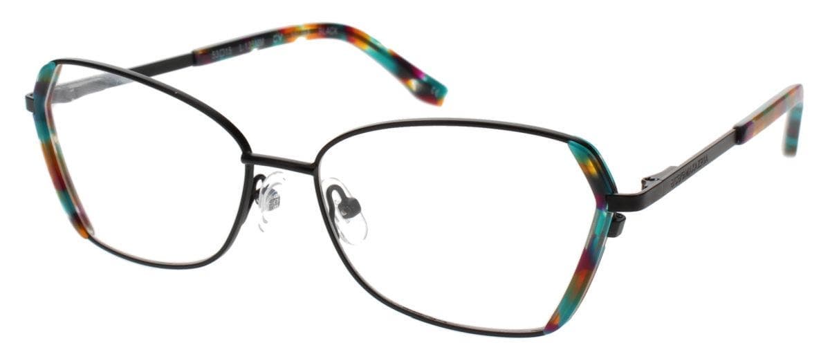 BCBGMAXAZRIA Valina Eyeglasses Black 53mm Women