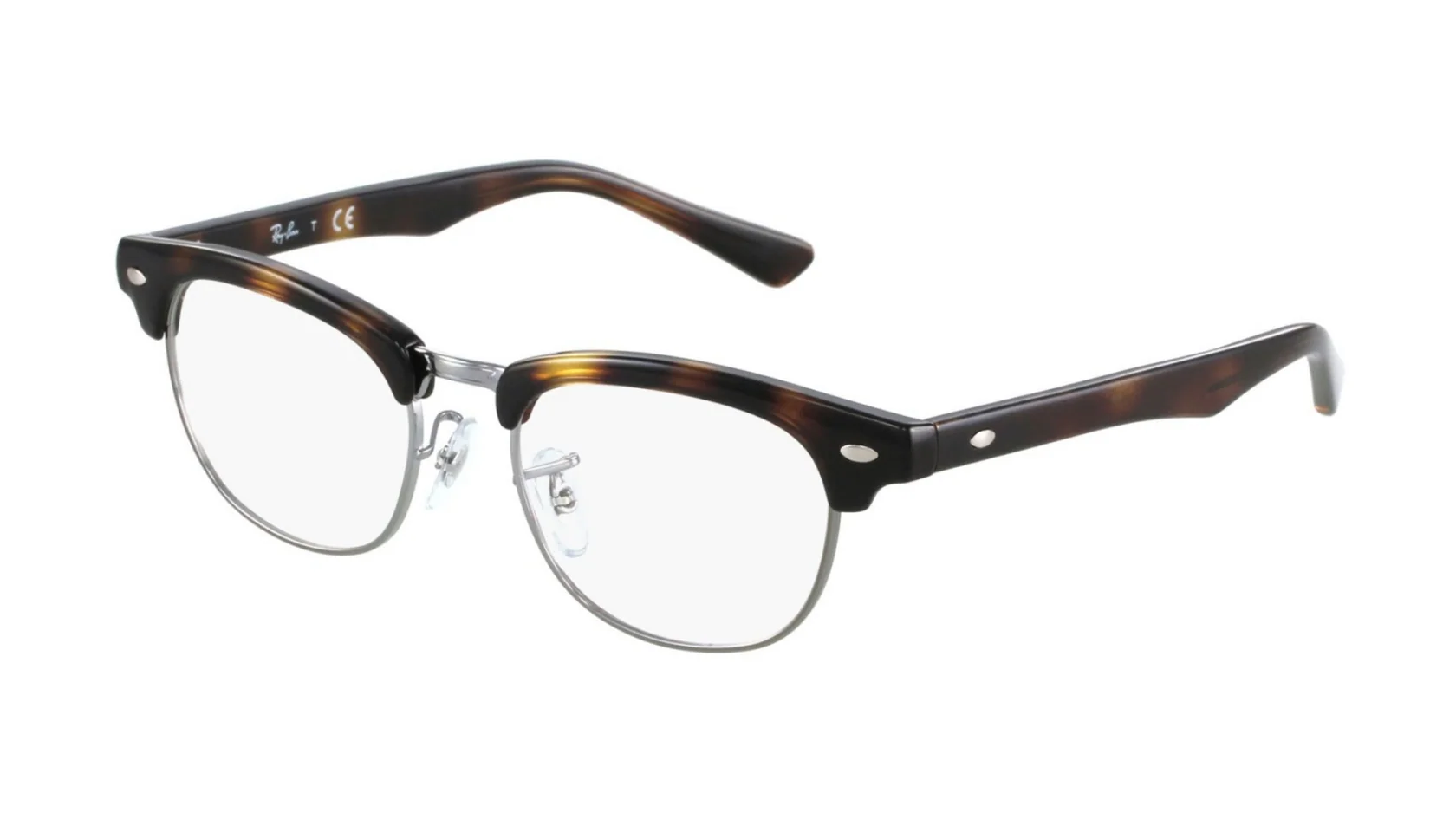 Ray-Ban RB1548 3650 Eyeglasses Tortoise Silver 45mm Kids