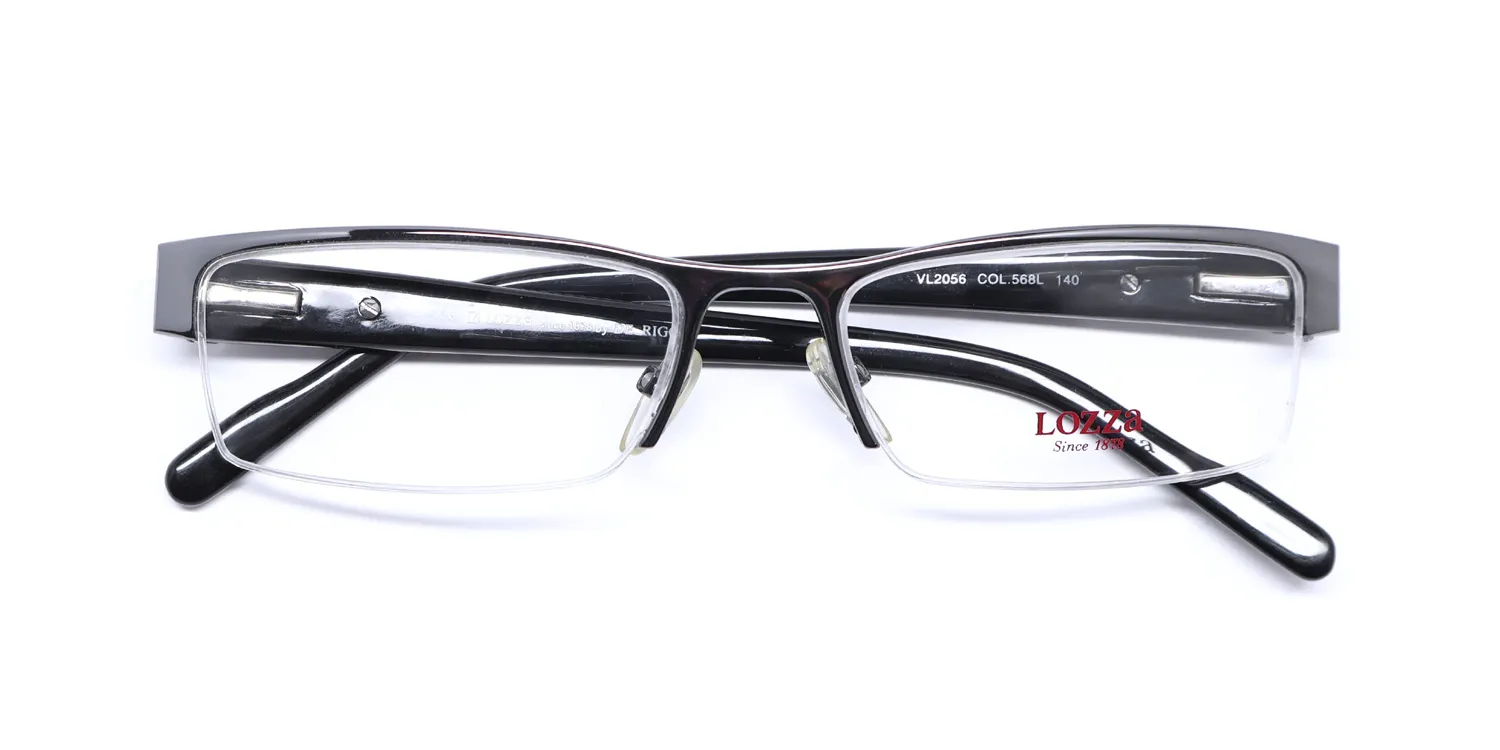 Lozza Vl2056 568l Eyeglasses Gunmetal 55mm 2