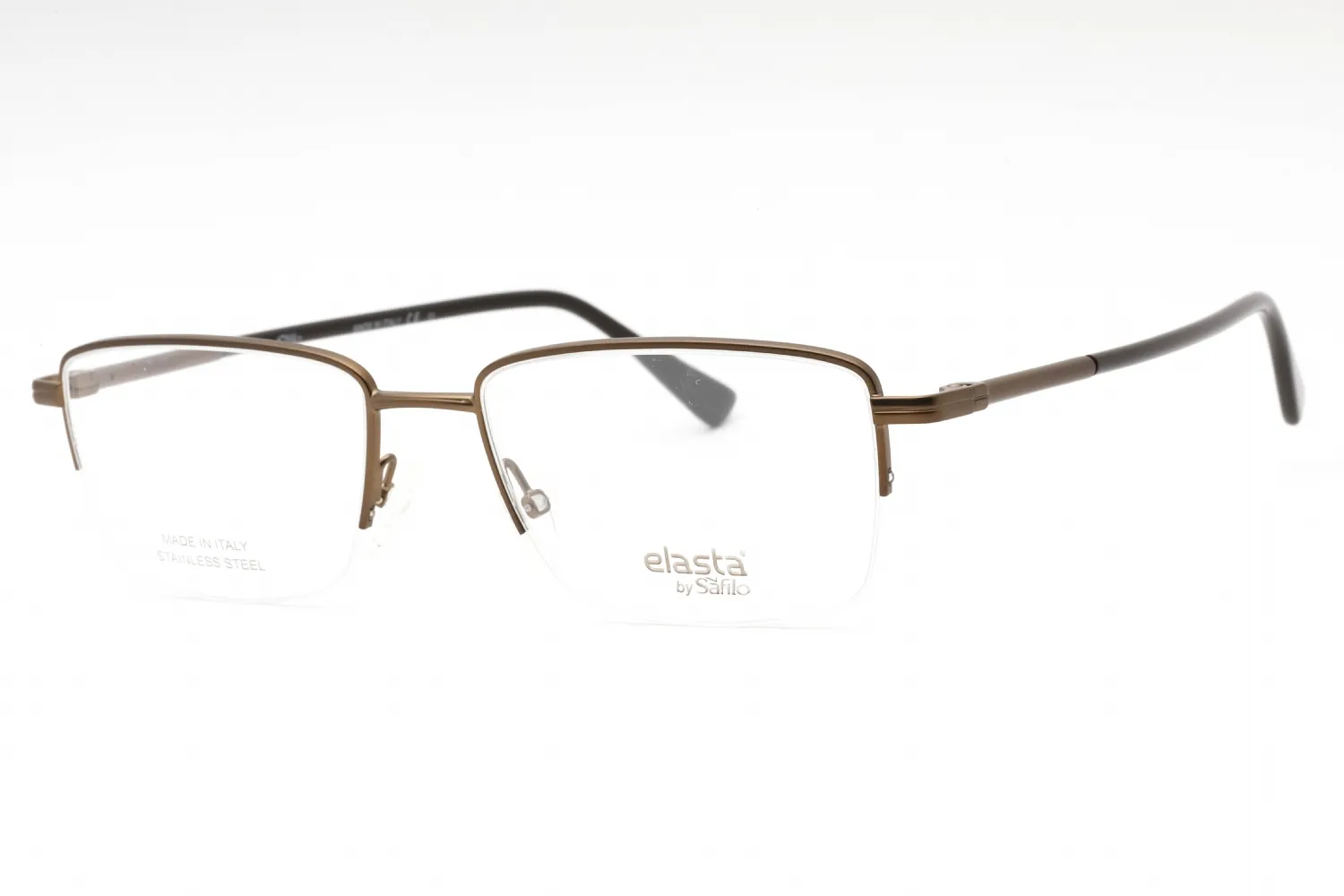 Elasta E 7249 04IN 00 Eyeglasses Matte Brown 54mm Men