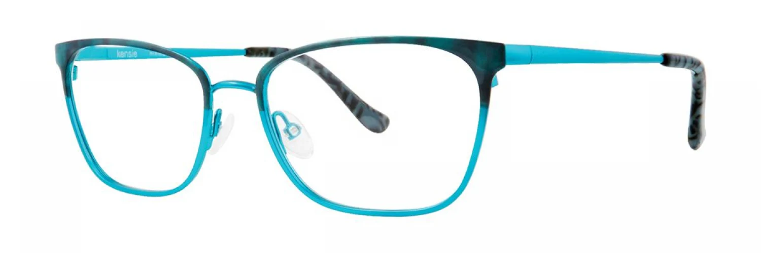 Kensie Minimalist Eyeglasses Teal 53mm Women