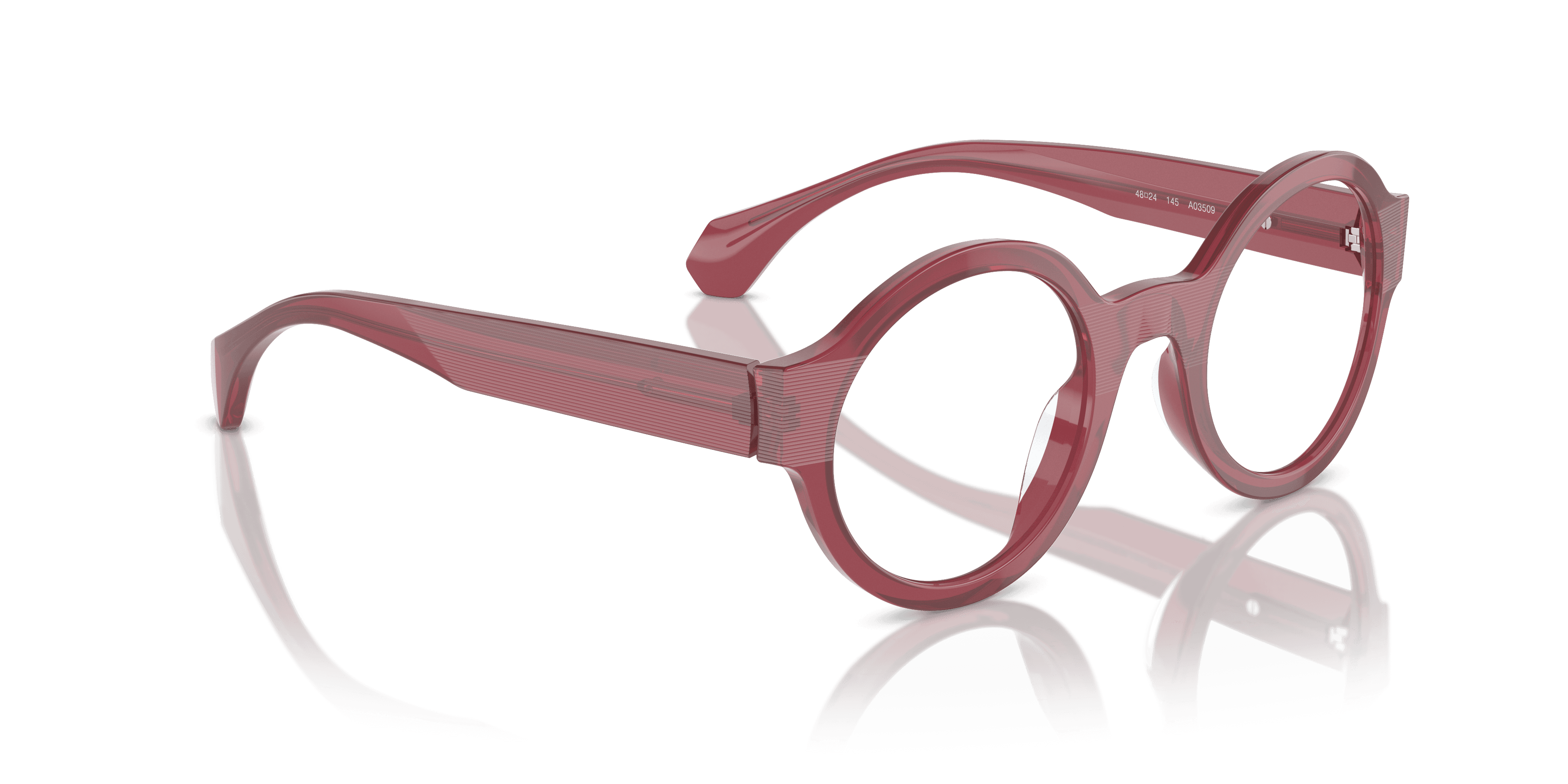 Alain Mikli A03509 004 Eyeglasses Red 48mm Unisex 2