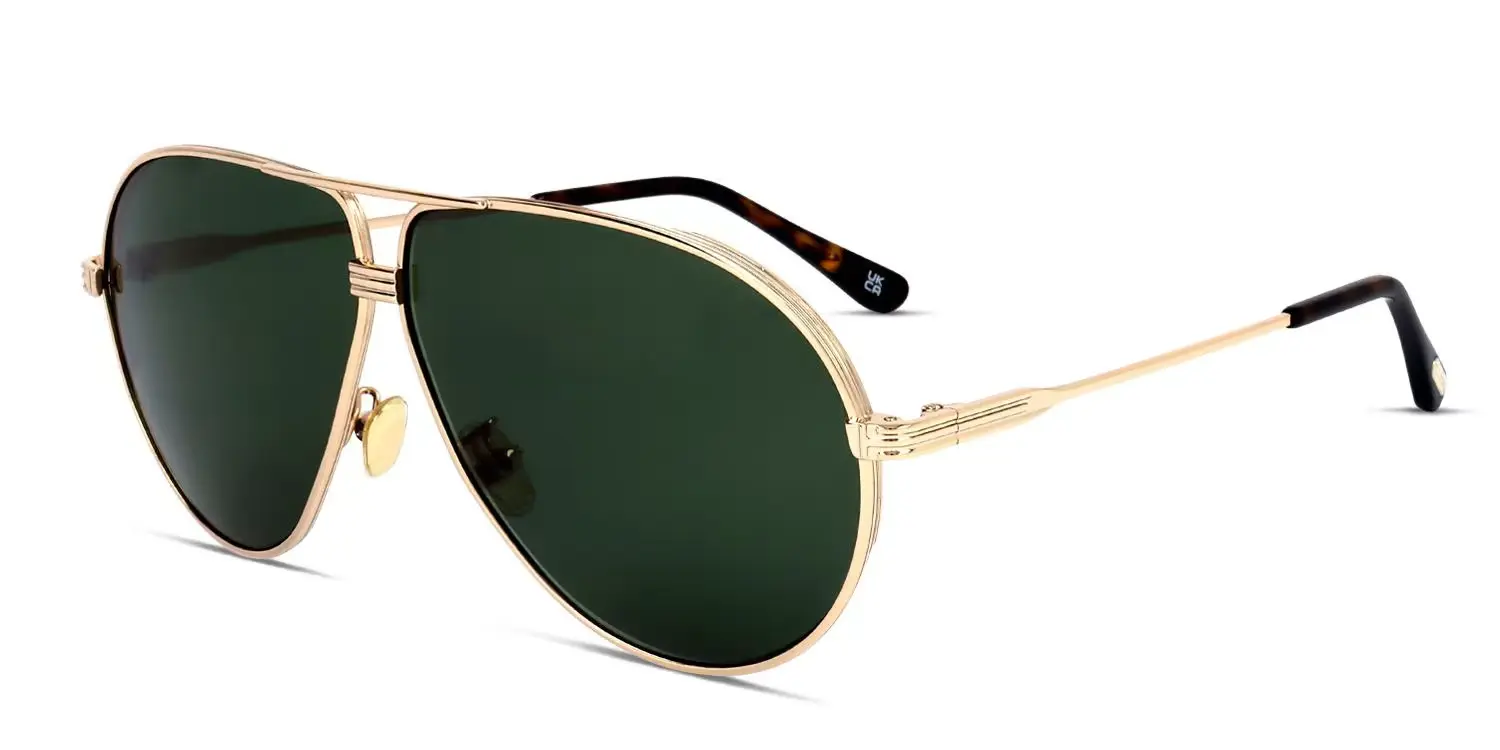 Tom Ford FT 0734-H/S 28N Sunglasses Gold 64mm Unisex