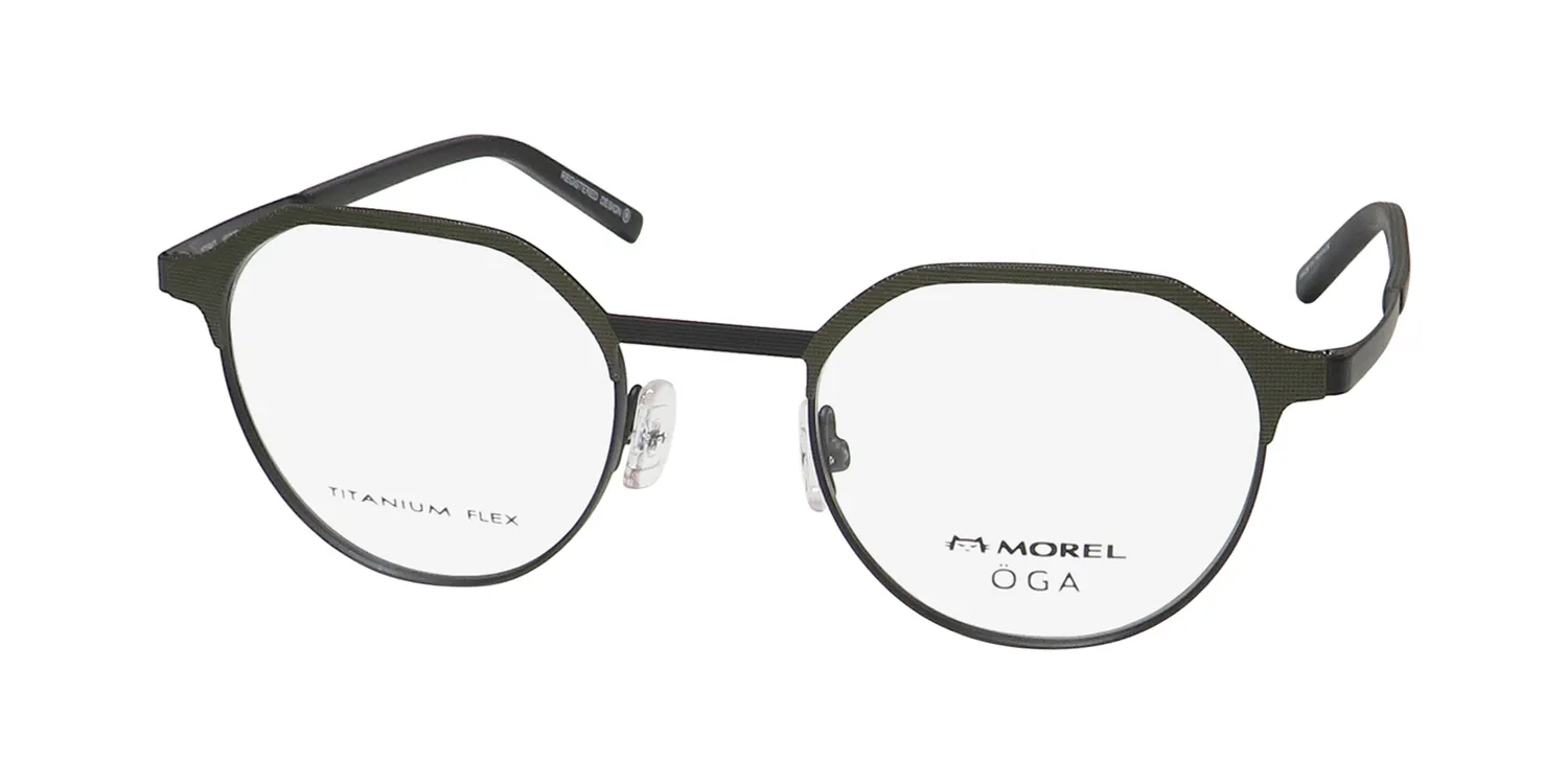 Morel Oga 10184o vn20 Eyeglasses Green 49mm