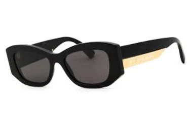 Bvlgari BV40037I BVLGARI ROMA 01A Sunglasses Shiny Black 54mm