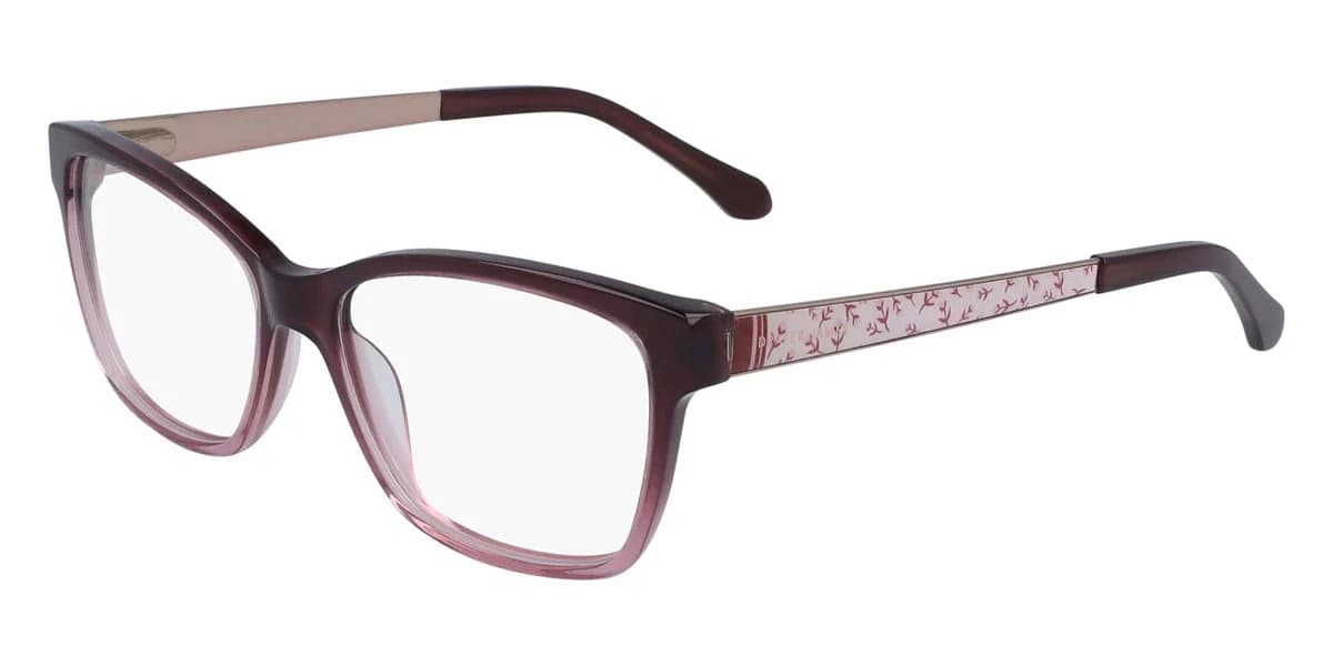 Draper James DJ5021 604 Eyeglasses Merlot Gradient 53mm Women 3