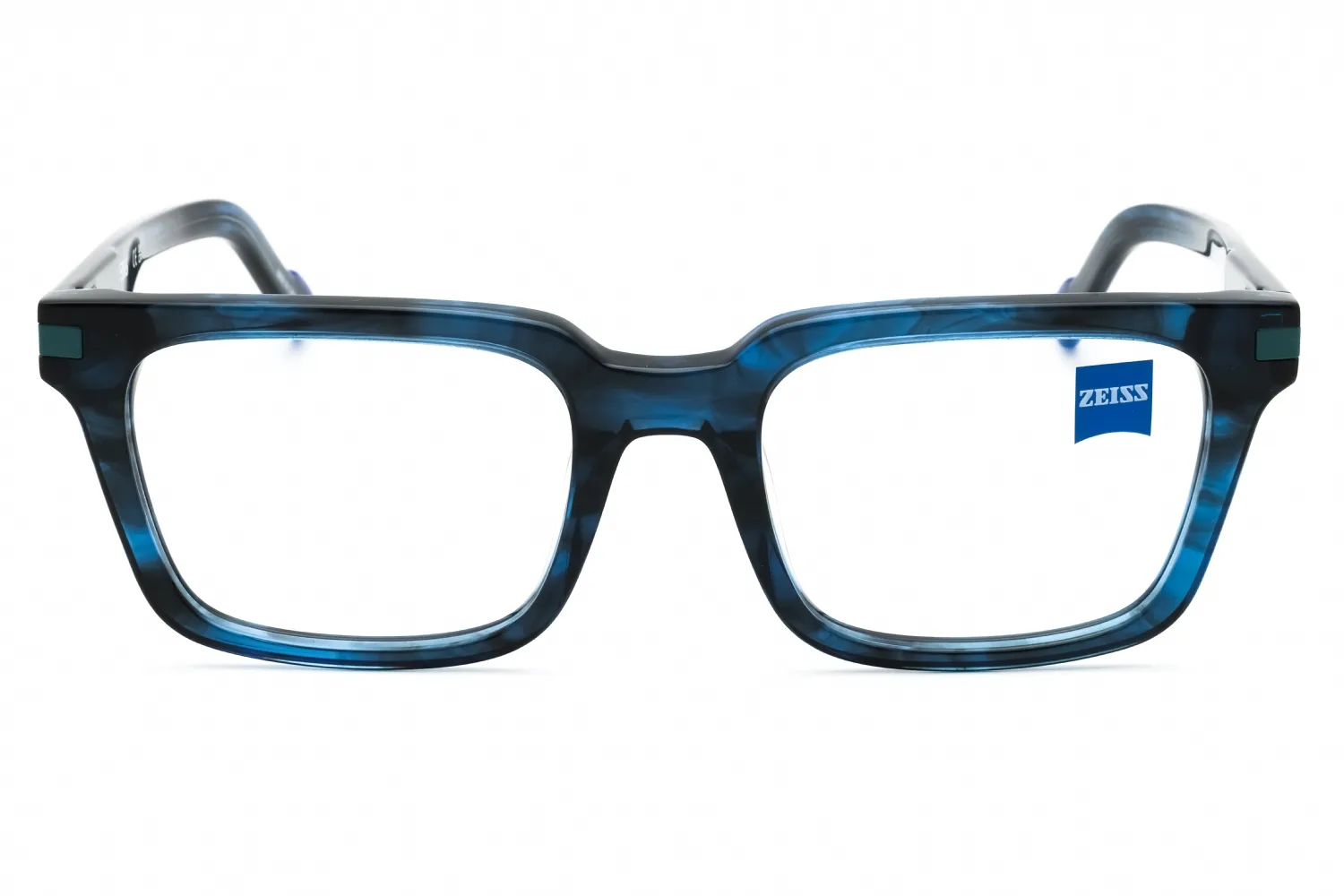 Zeiss ZS22522 462 Eyeglasses Blue Horn 53mm Men 2