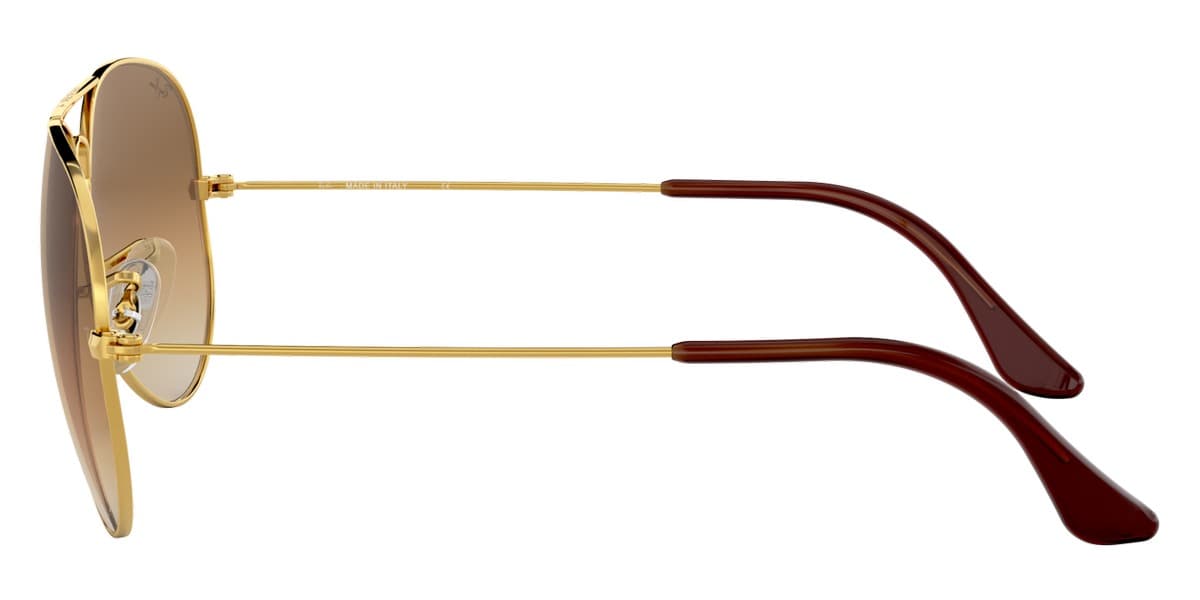 Ray-Ban RB3025 AVIATOR LARGE METAL 00151 Sunglasses Gold 58mm Kids 3