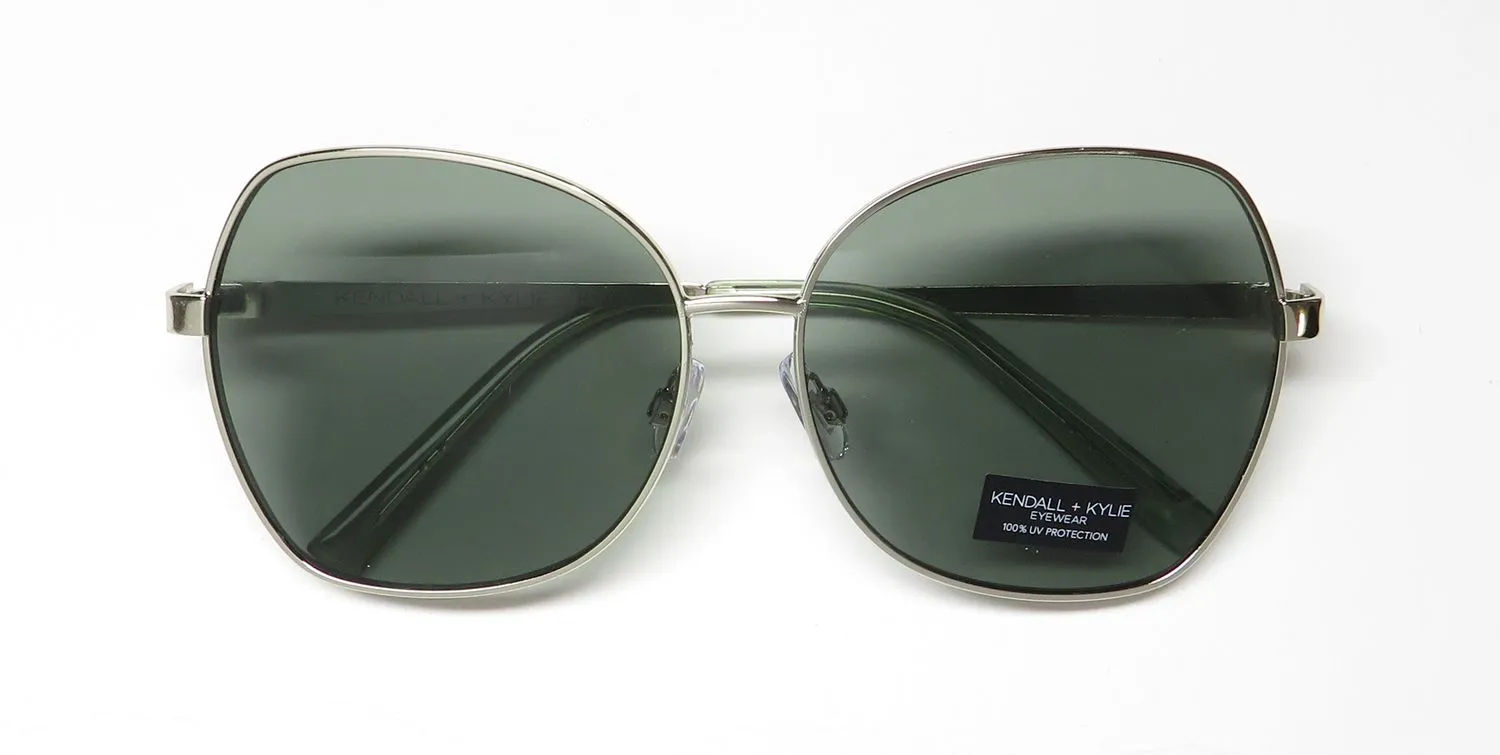 Kendall + Kylie Kk4074 Hazel 718 Sunglasses Light Gold 0mm 2