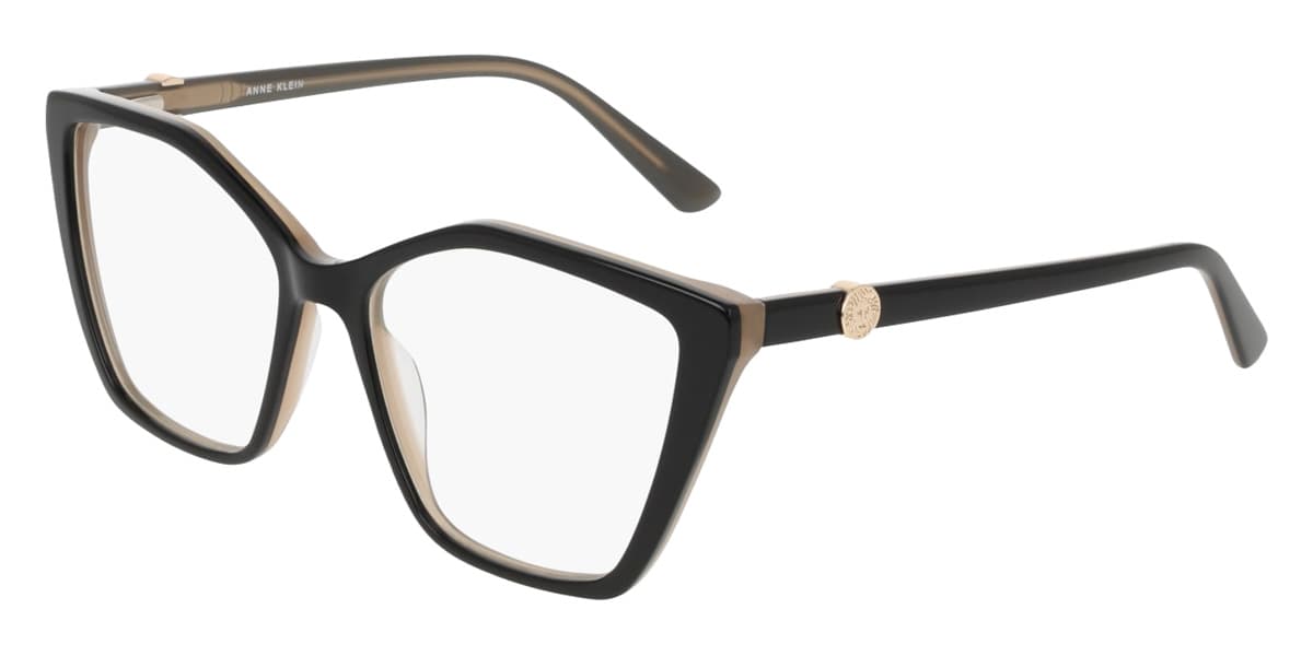 Anne Klein AK5132 001 Eyeglasses Black Ivory 55mm Women 2