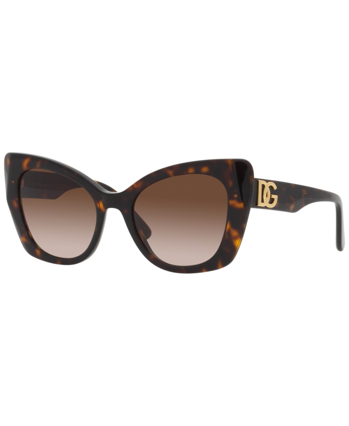 Dolce & Gabbana DG4405-F 502/13 DG4405F Asian Fit Sunglasses Brown 53mm Women