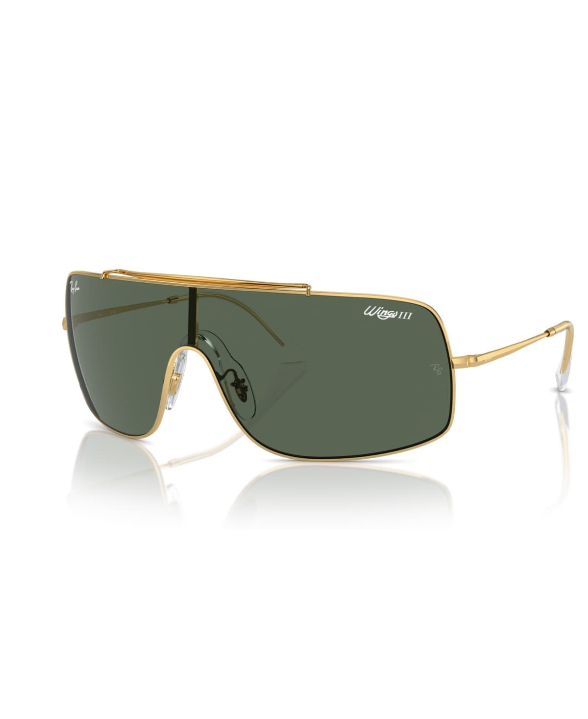 Ray-Ban RB3897 WINGS III 001/71 RB3897 Sunglasses Gold 130mm Women