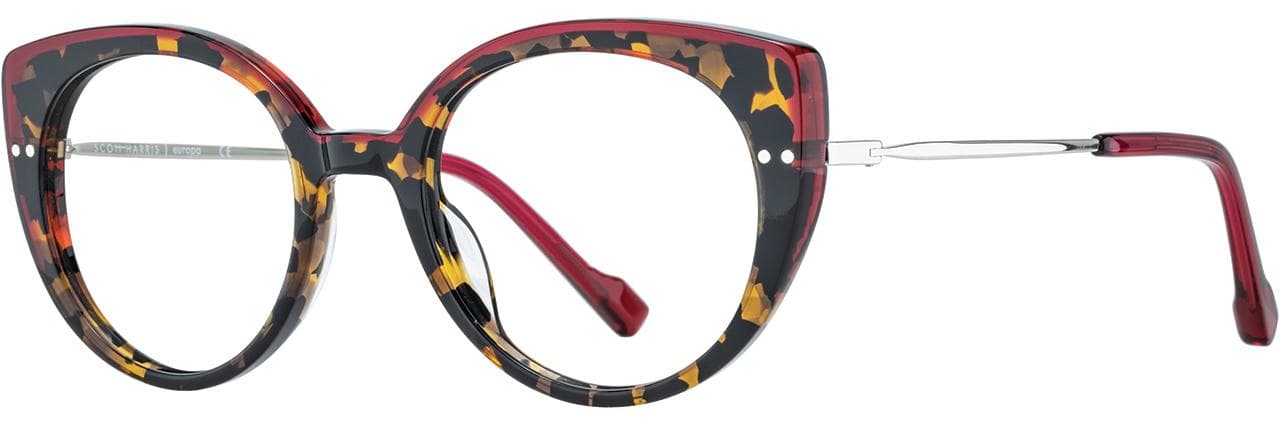 Scott Harris SH-866 C1 Eyeglasses Tortoise Cherry 50mm Women