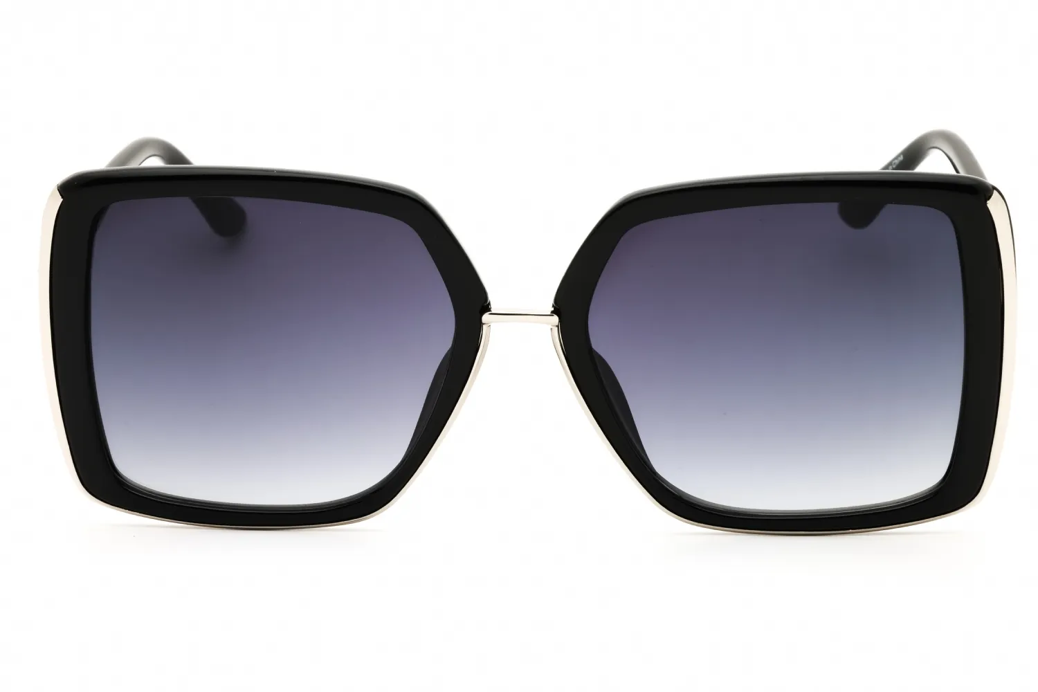 Guess Factory GF00068 01C Sunglasses Shiny Black 58mm Women 2