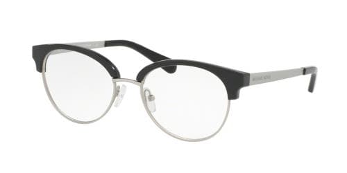 Michael Kors MK3013 Anouk 1142 Eyeglasses Black Silver 52mm Women