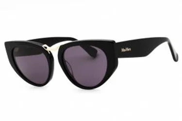 Max Mara MM0093 01A Sunglasses Shiny Black 54mm