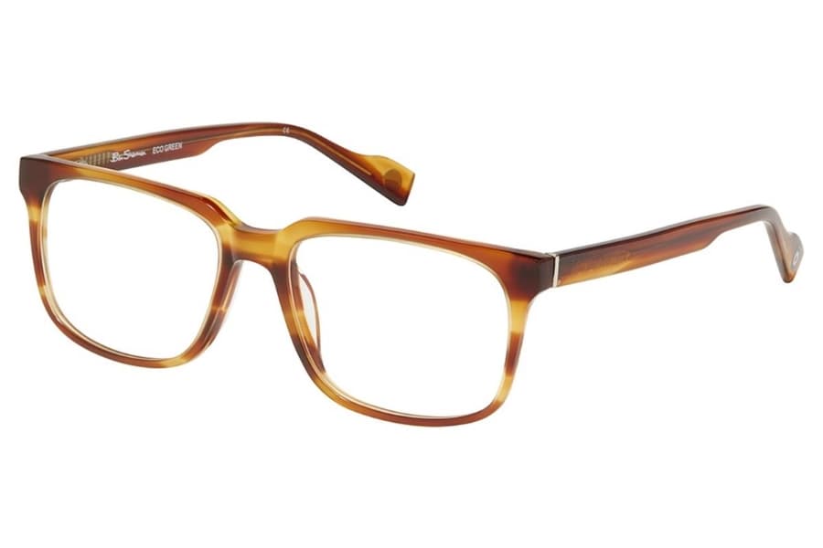 Ben Sherman STRAND C02 Eyeglasses Brown Grain 54mm Men