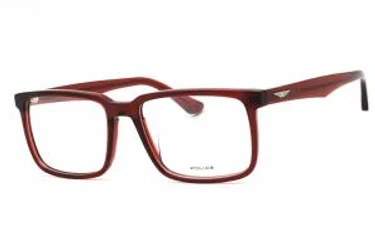 Police VPLN17M 0V64 Eyeglasses Transp. Burgundy 57mm