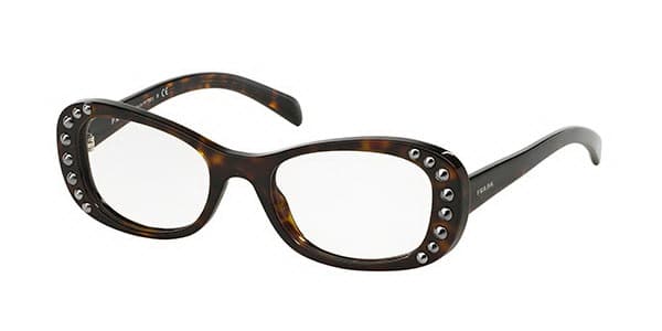 Prada VPR 21R 2AU-1O1 Eyeglasses Brown 51mm Women