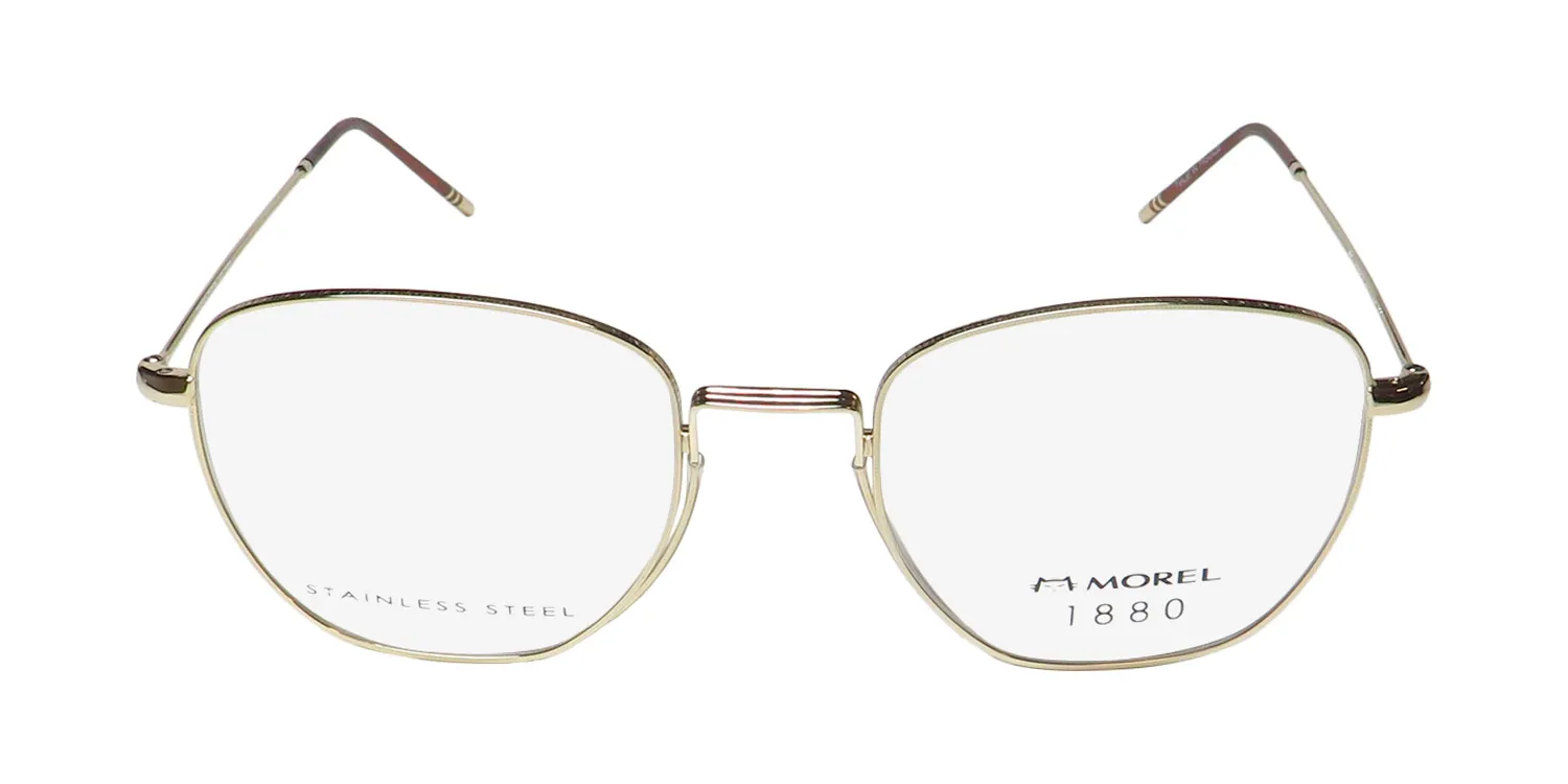 Morel 1880 60120m dm05 Eyeglasses Yellow Gold 50mm 3