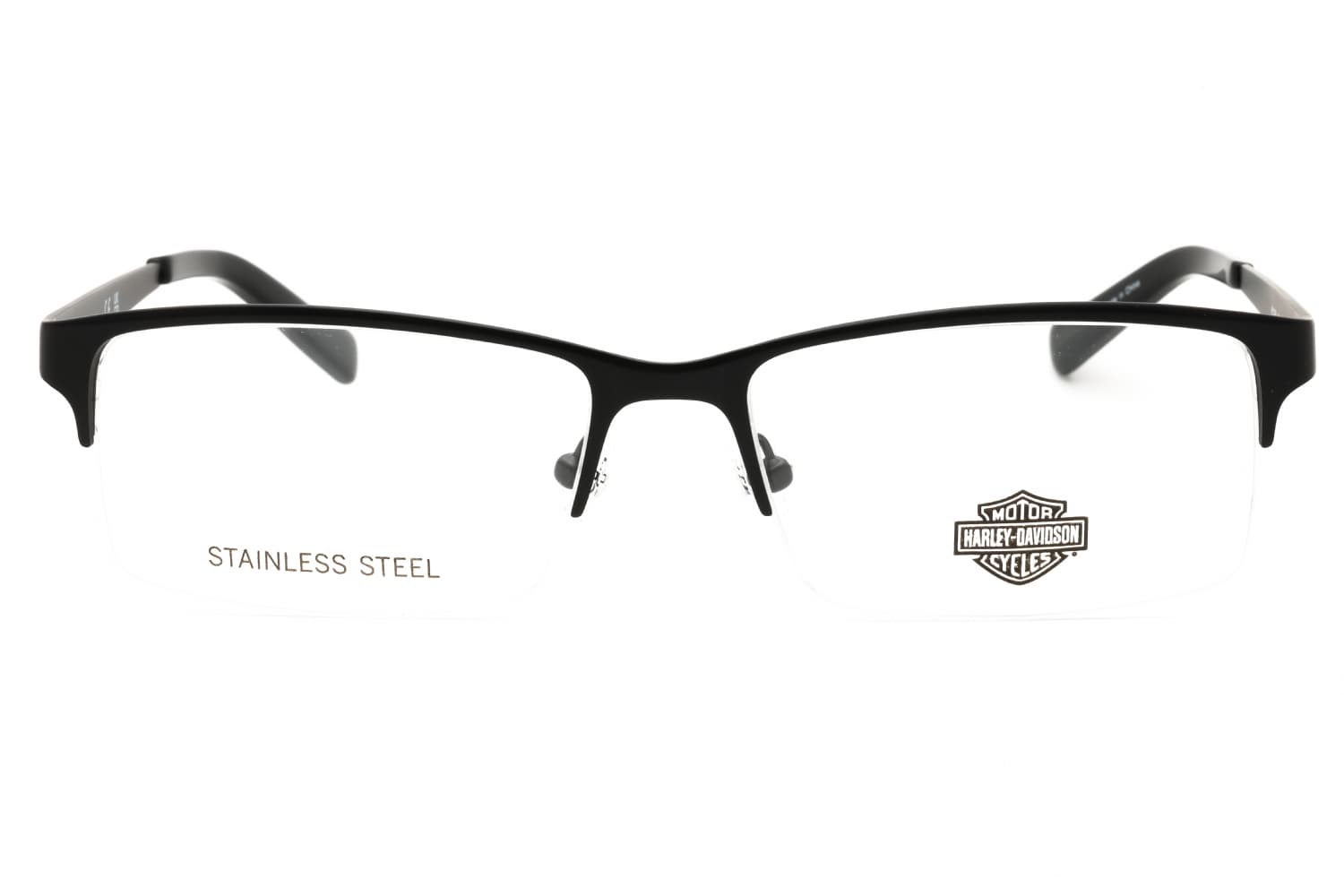 Harley Davidson HD0766 001 Eyeglasses Shiny Black 57mm Women 2