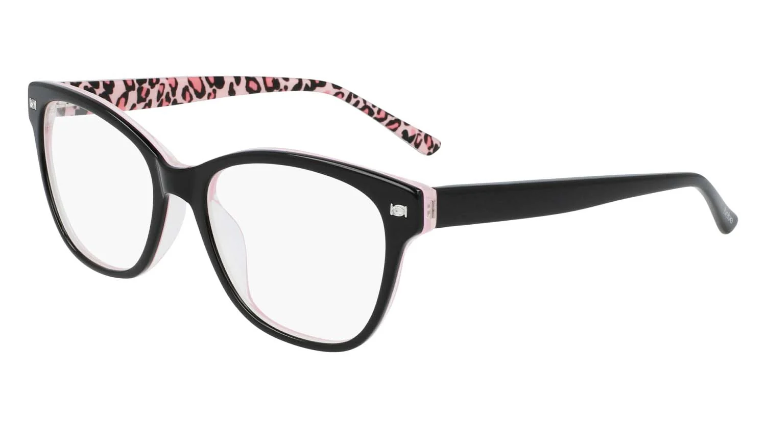 Bebe BB5194 001 Eyeglasses Jet Animal 53mm Women