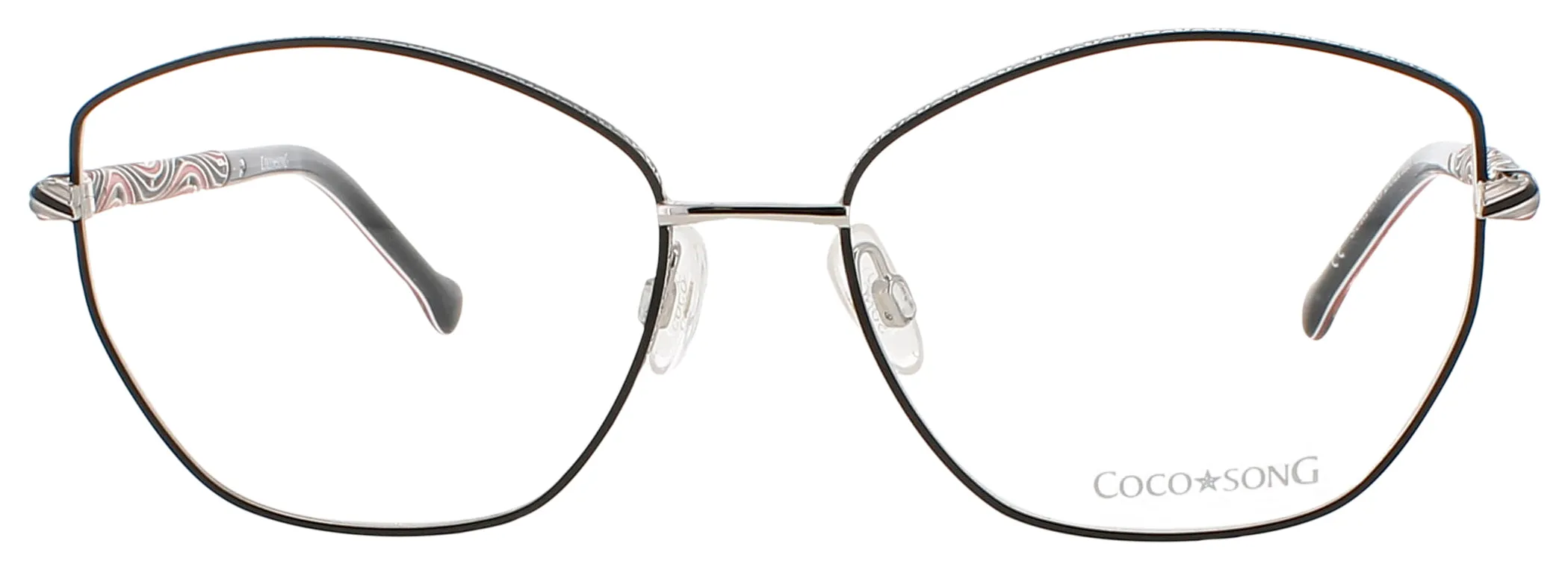 Coco Song SURFING DOLPHIN C03 Eyeglasses Black 55mm Women 2