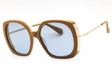 Max Mara MM0079 46X Sunglasses Matte Light Brown 58mm