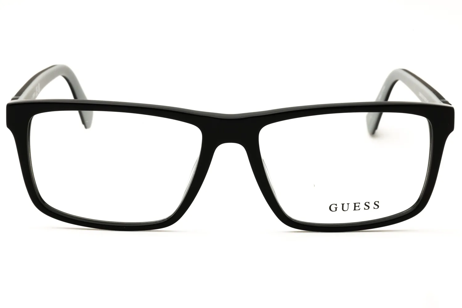 Guess GU50130 001 Eyeglasses Shiny Black 55mm Men 2
