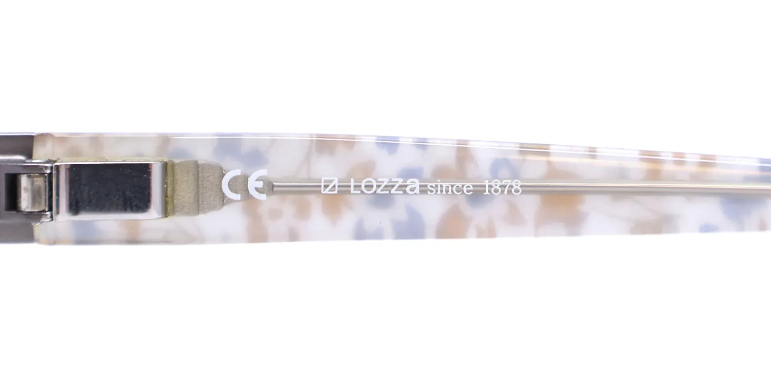 Lozza Vl2123 0613 Eyeglasses Matte Gunmetal 52mm 7