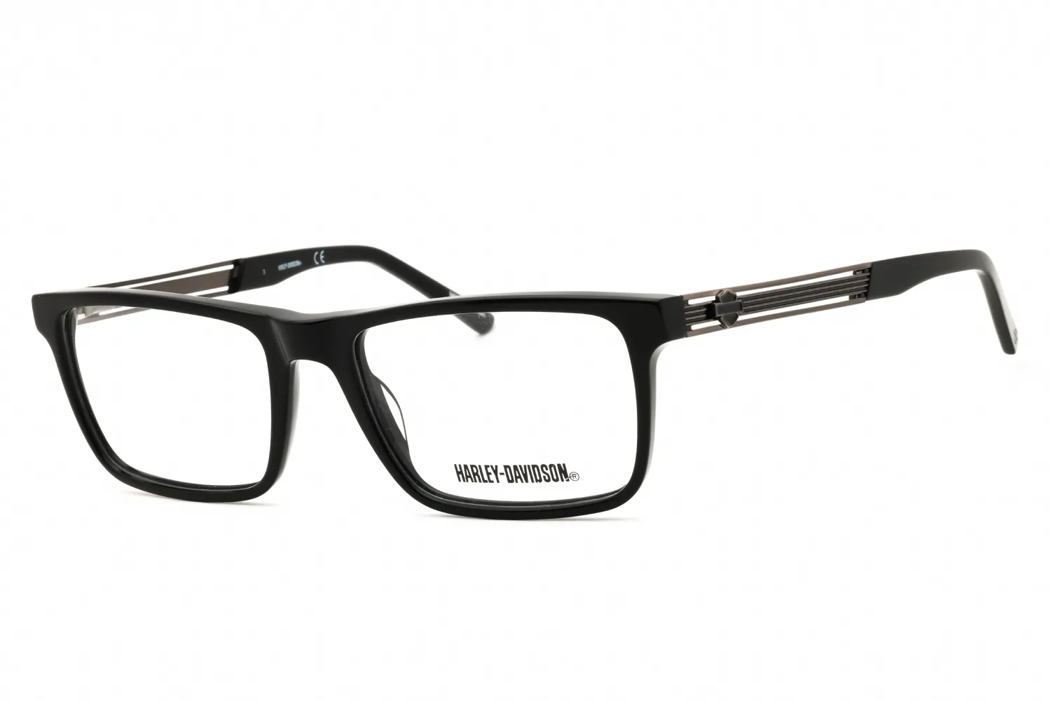 Harley Davidson HD0845 001 Eyeglasses Shiny Black 54mm Men