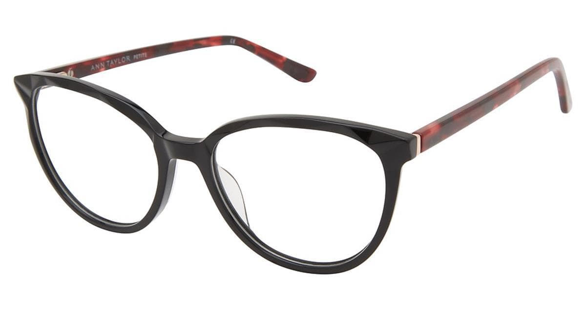 Ann Taylor ATP816 01 Eyeglasses Black Tortoise 48mm Women