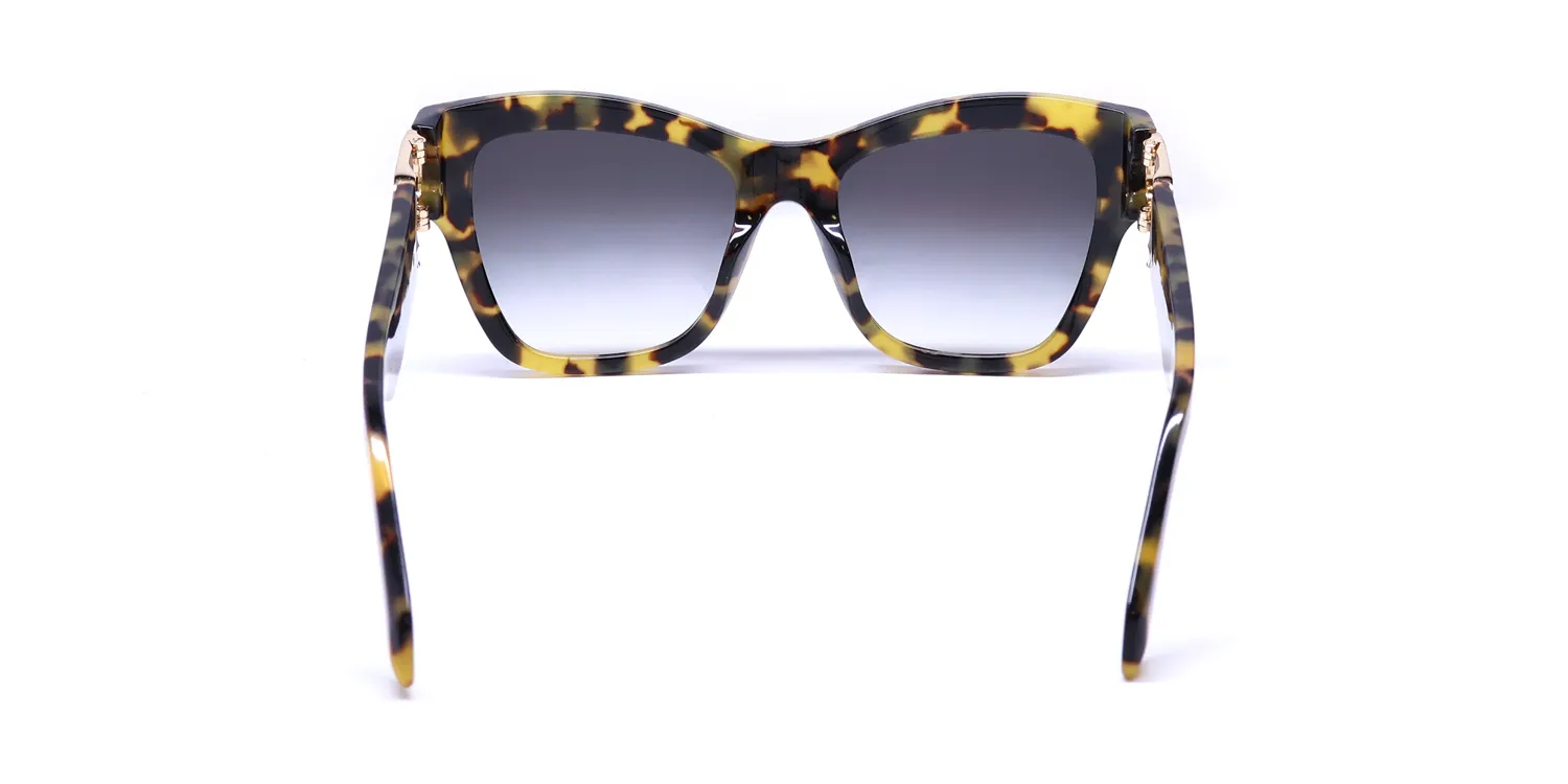 Just Cavalli Sjc037 0781 Sunglasses Green Tortoise 54mm 5