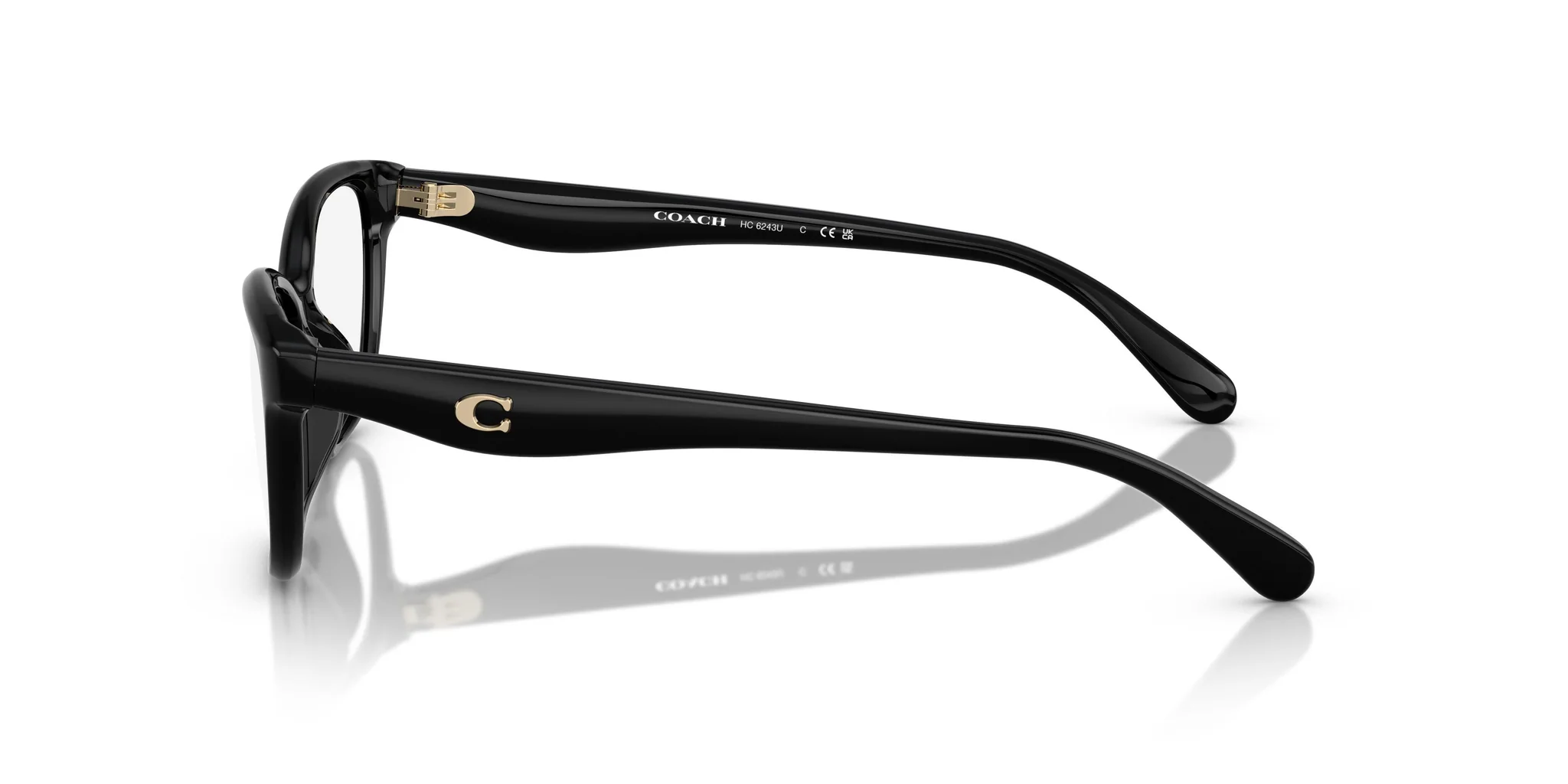Coach 0HC6243U 5002 Eyeglasses Black 53mm Women 3