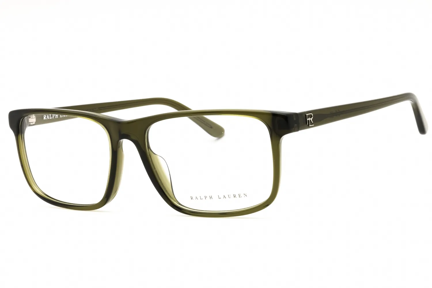 Ralph Lauren RL6225U 6284 Eyeglasses Transparent Olive Green 56mm Men