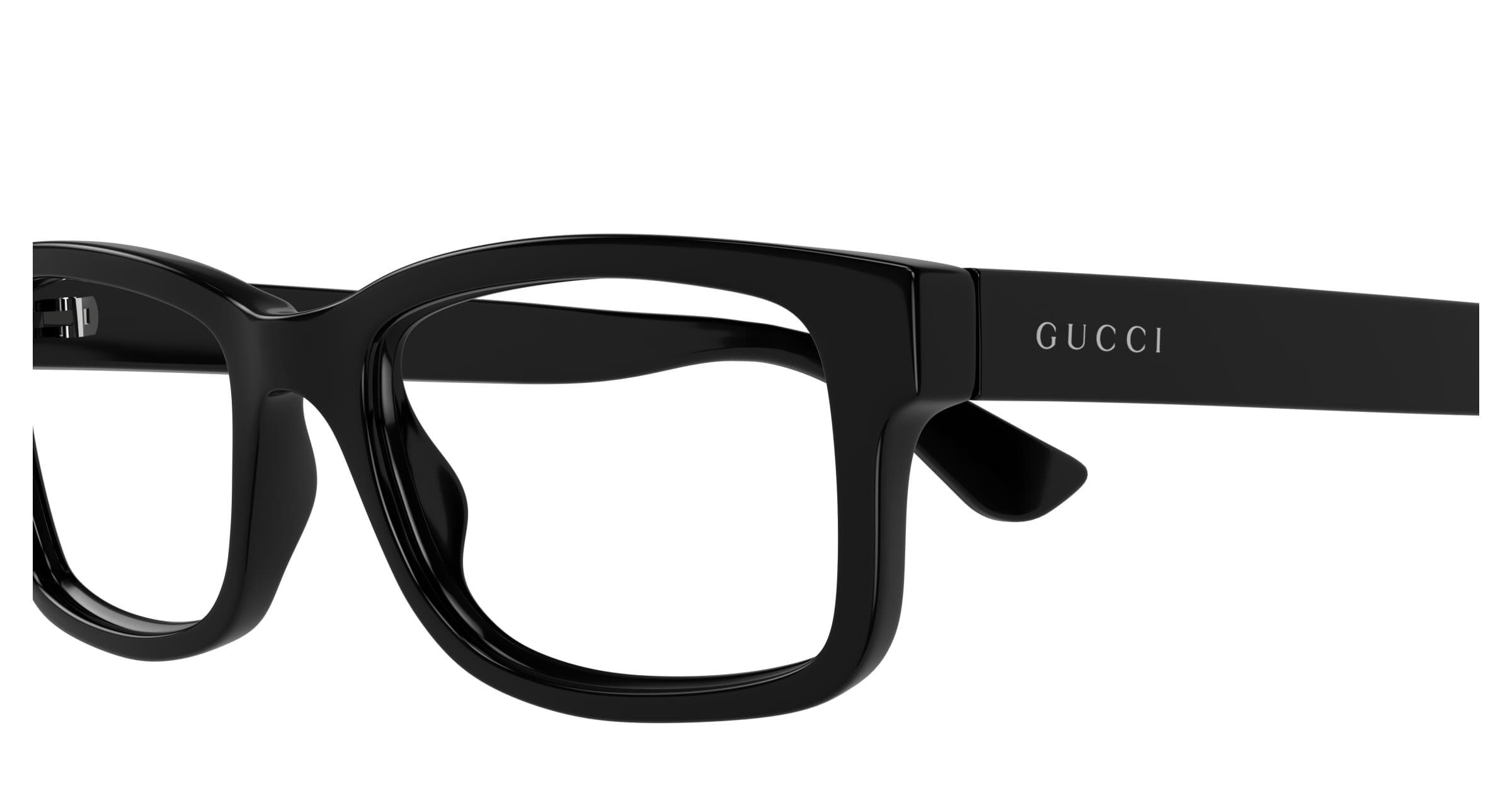 Gucci GG1717O 001 Eyeglasses Black 54mm Unisex 2