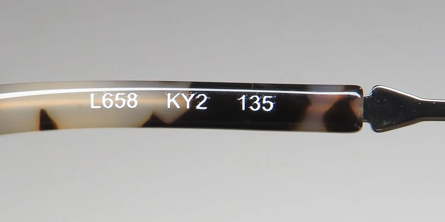 Liz Claiborne L 658 ky2 Eyeglasses Blue Gold 53mm 8
