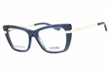 Guess GU50246 90 Eyeglasses Shiny Blue