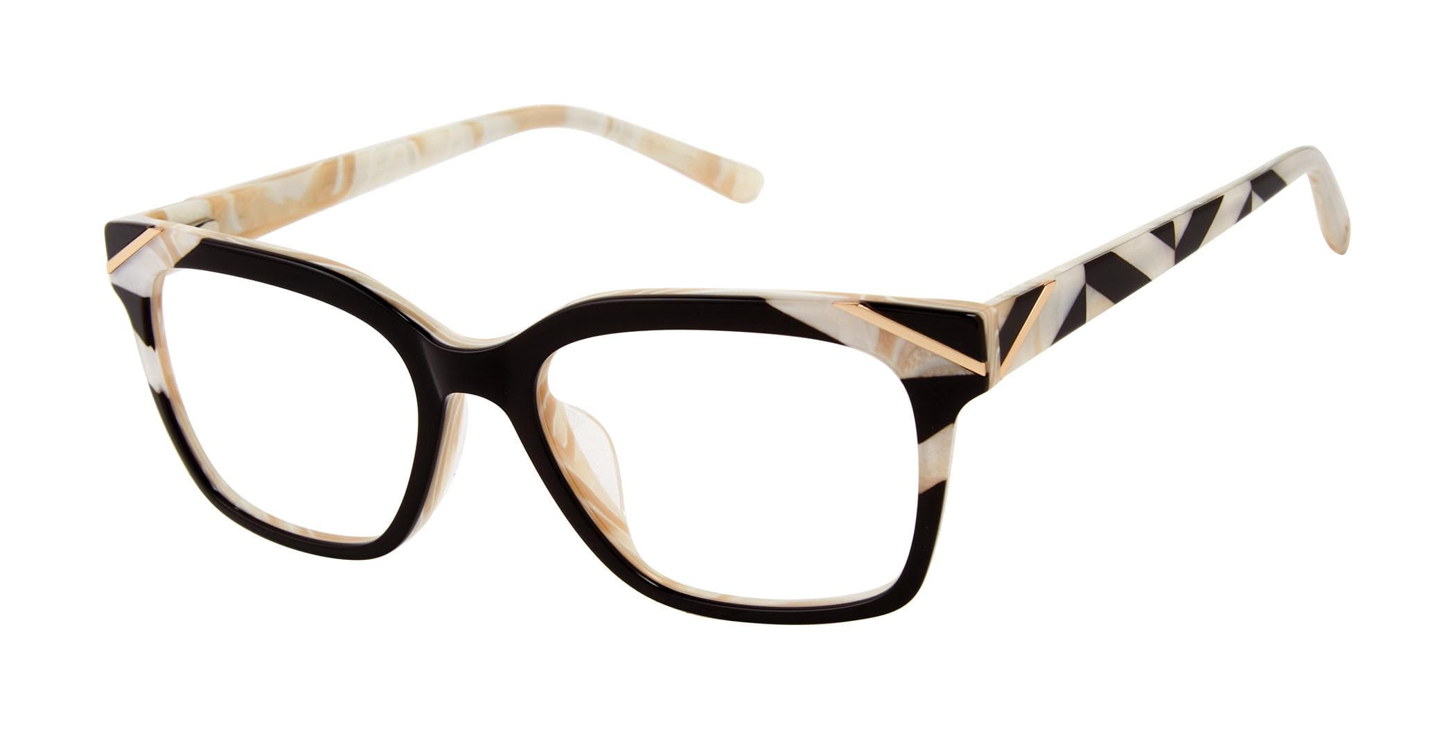 L.A.M.B. LAUF105 Eyeglasses Black 55mm Women